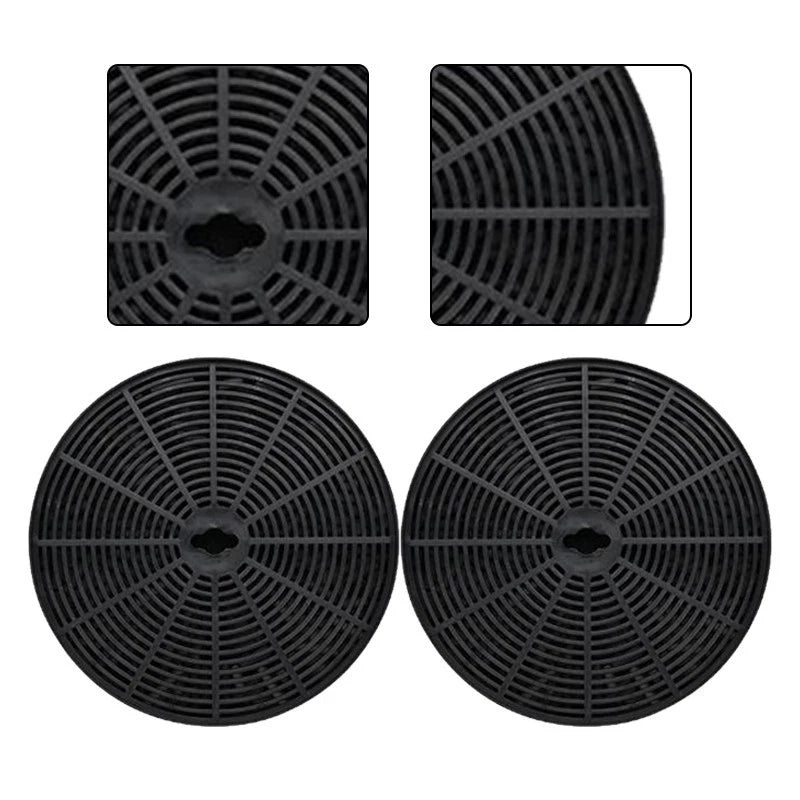 2X Activated Carbon Filters for Range Hoods (Efficient Smell Control)
