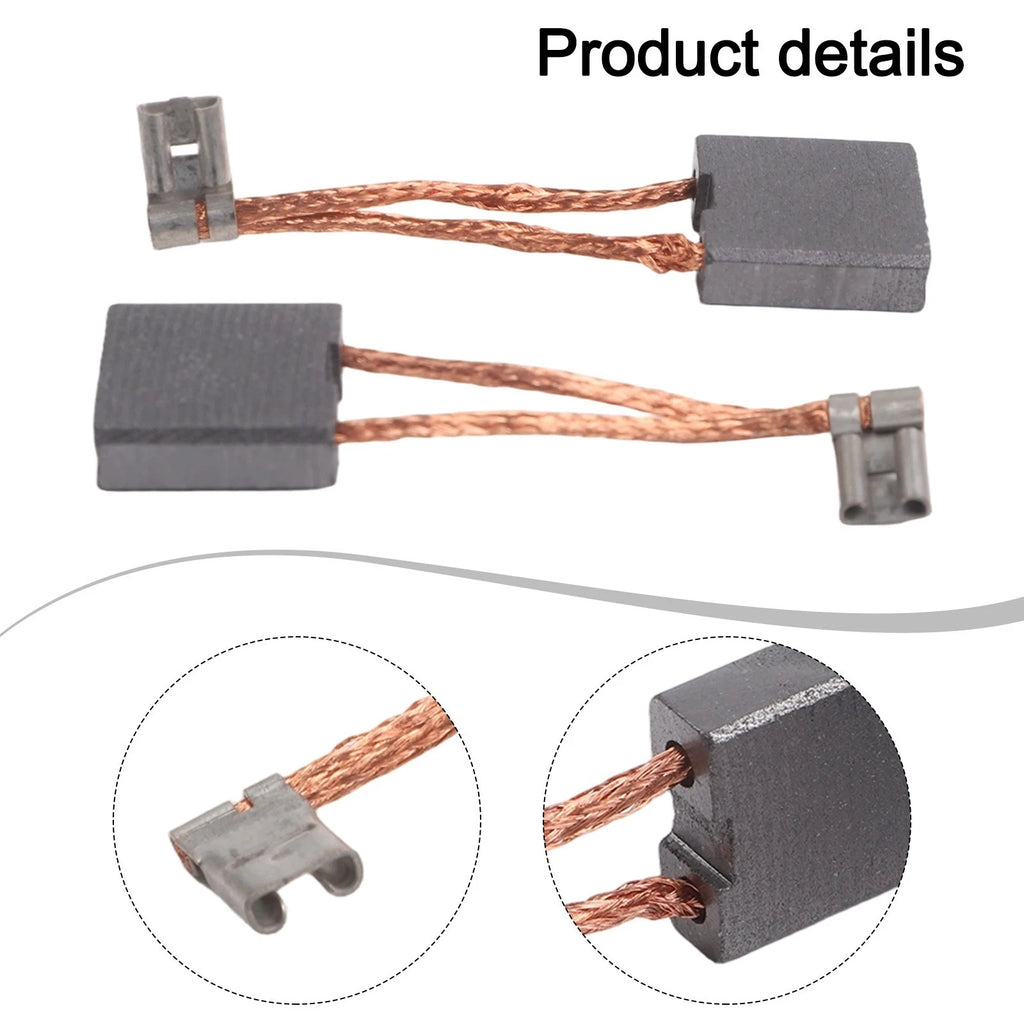 2PCS Carbon Brush for 180 230 Angle Grinder (Motor Replacement)