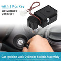 Ignition Lock Cylinder Switch Assembly Replacement for Cadillac Escalade (2002–2020)