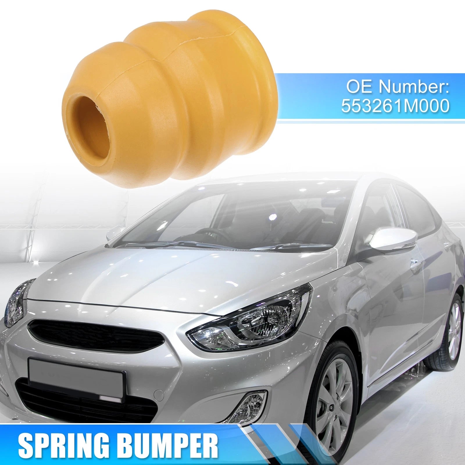 Rear Spring Bumper Step Bumper Replacement for Hyundai Elantra (2011–2015)