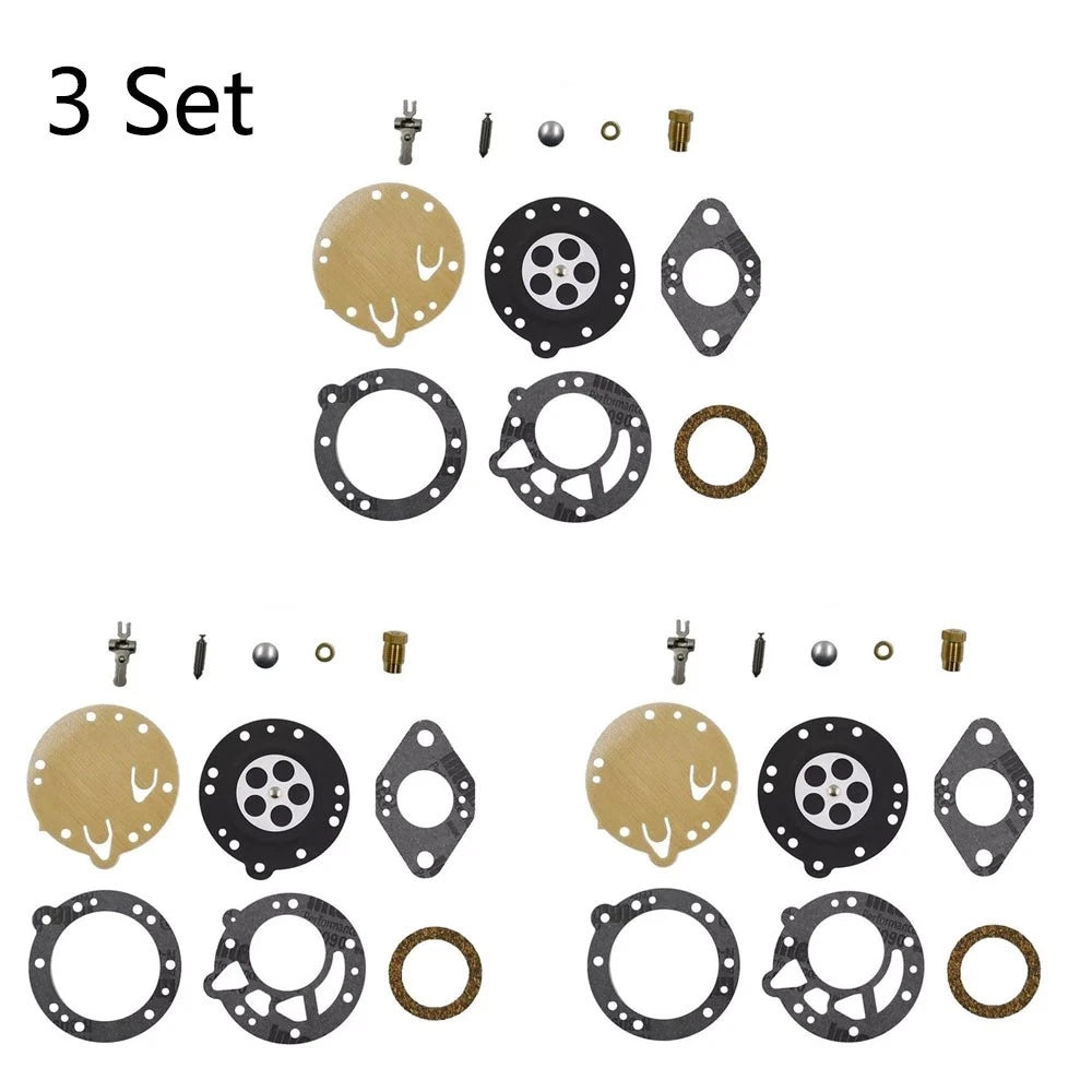 Set of 3 Carburetor Repair Kits for TILLOTSON HL Series (RK-114HL, RK-114-HL)