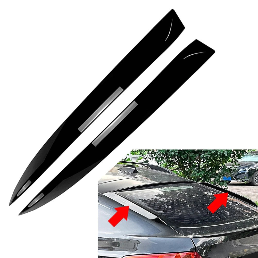 Rear Window Side Spoiler Wings Lip Body Kit For BMW X6 X6M E71 E72 2008-14