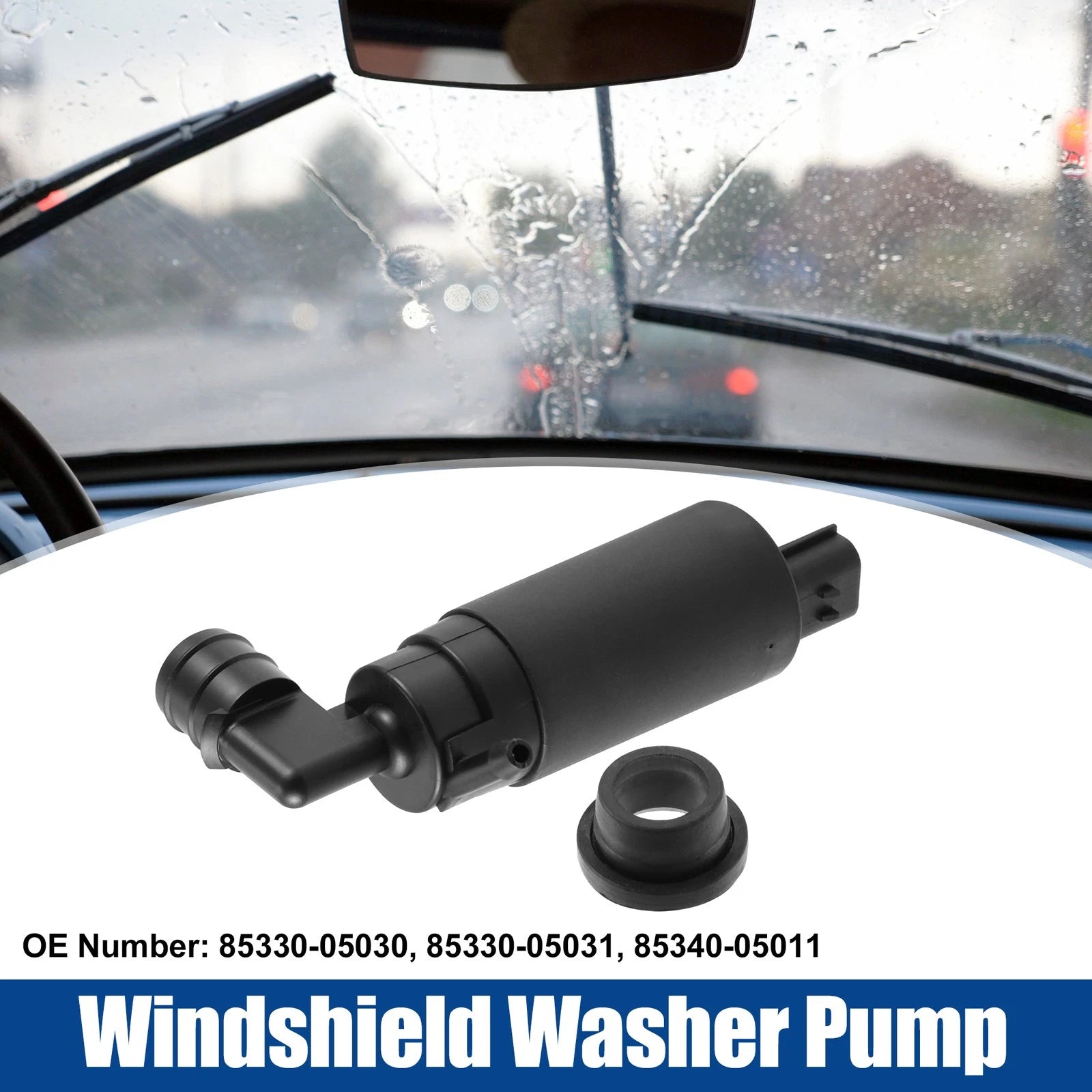 Windshield Washer Pump Replacement for Toyota Avensis (1997–2008)