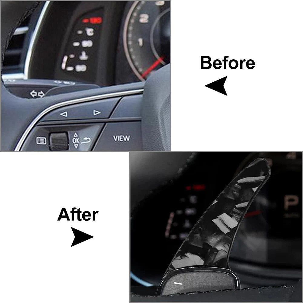 Steering Wheel Shift Paddle Extension for Audi A3 A4 A5 Q3 Q5 Q7 Q8 TT TTS