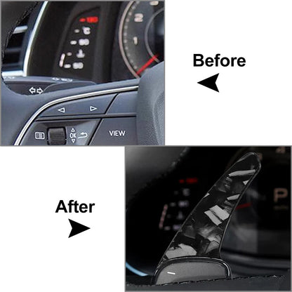Steering Wheel Shift Paddle Extension for Audi A3 A4 A5 Q3 Q5 Q7 Q8 TT TTS