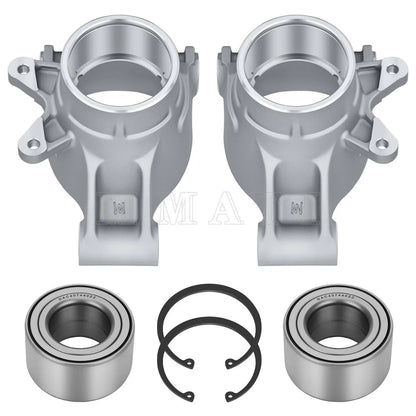 Left & Right Rear Wheel Carriers w/ Bearings Kit for Polaris RZR 4 800 (2010–2014)