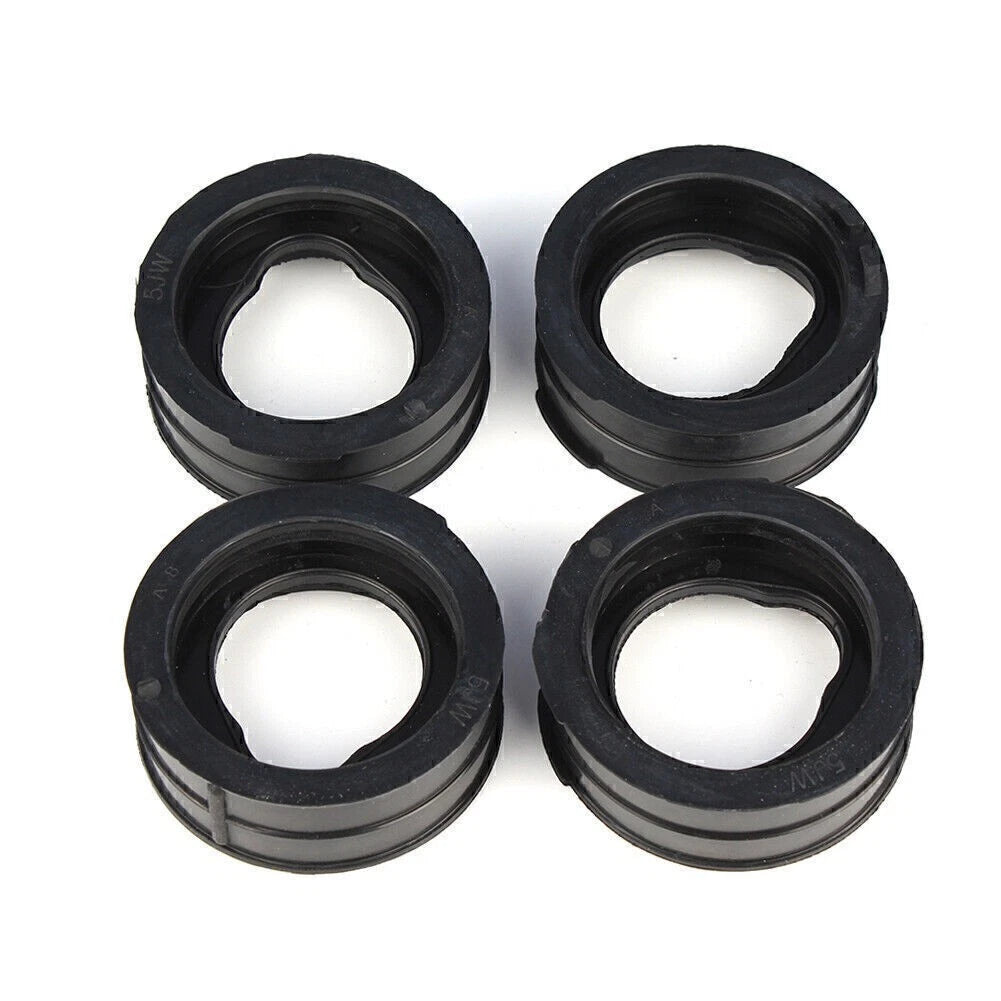 4PCS Carburetor Adapter Interface for Yamaha FJR1300 (2003–2012) Black