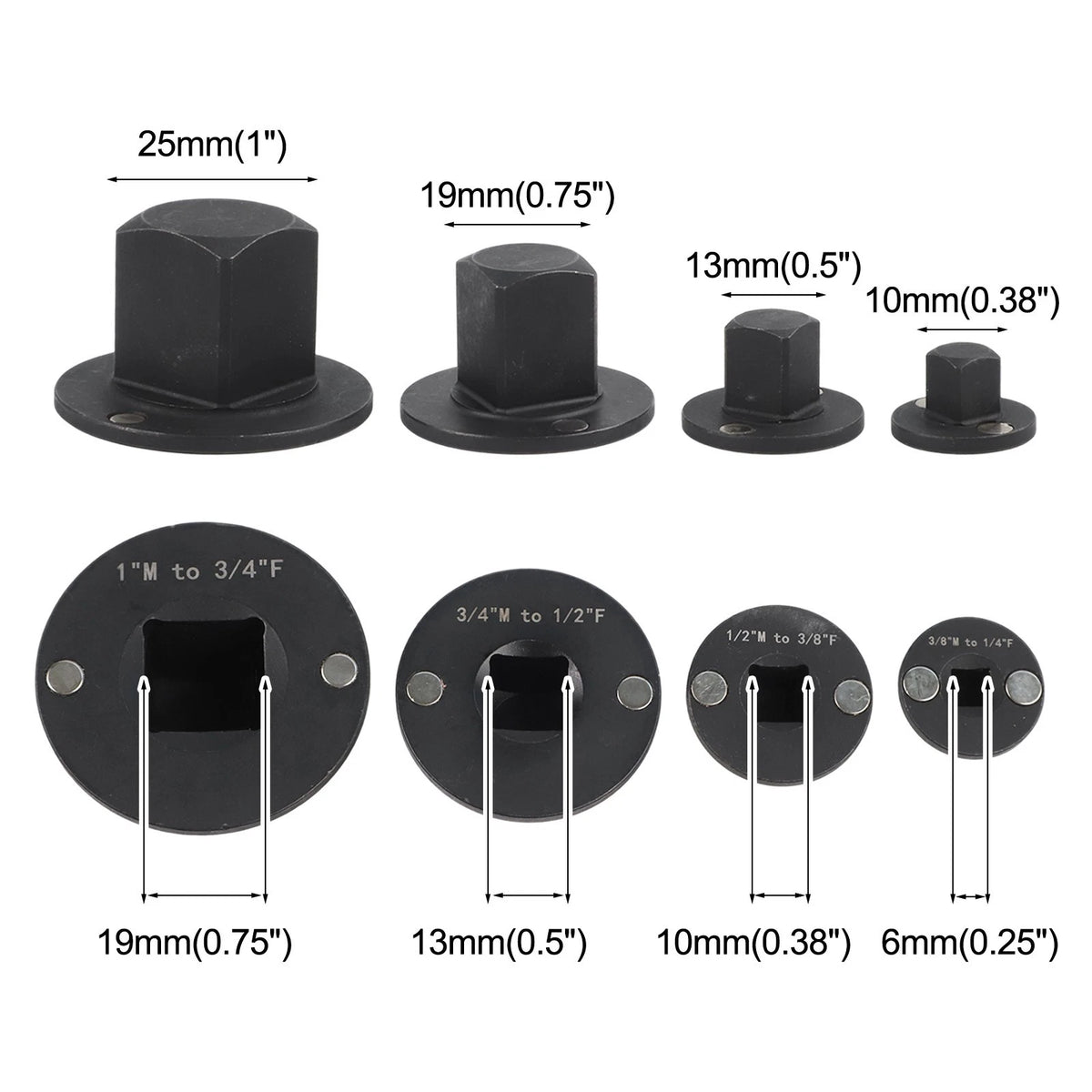 3/4 inch to 1 inch Socket Adapter for Professional Use