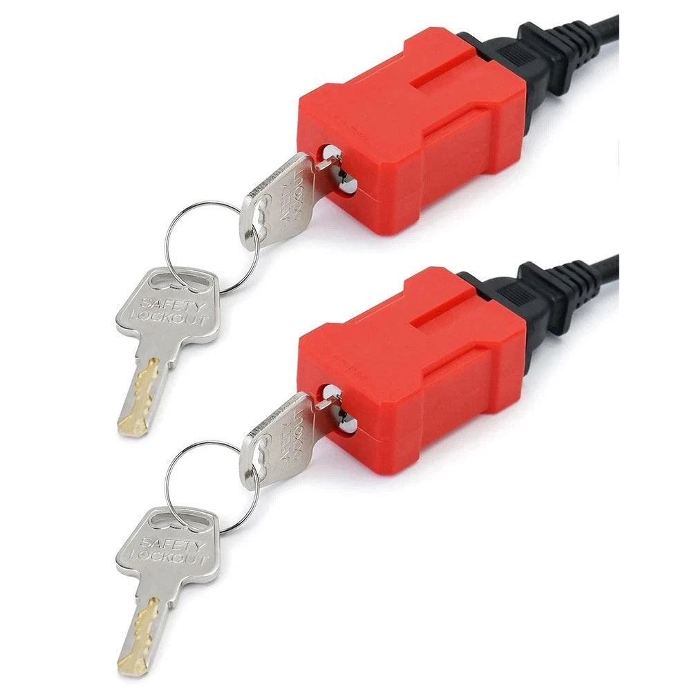 2X Safety Locks for Exposed Wires (Electric Shock Risk Prevention)