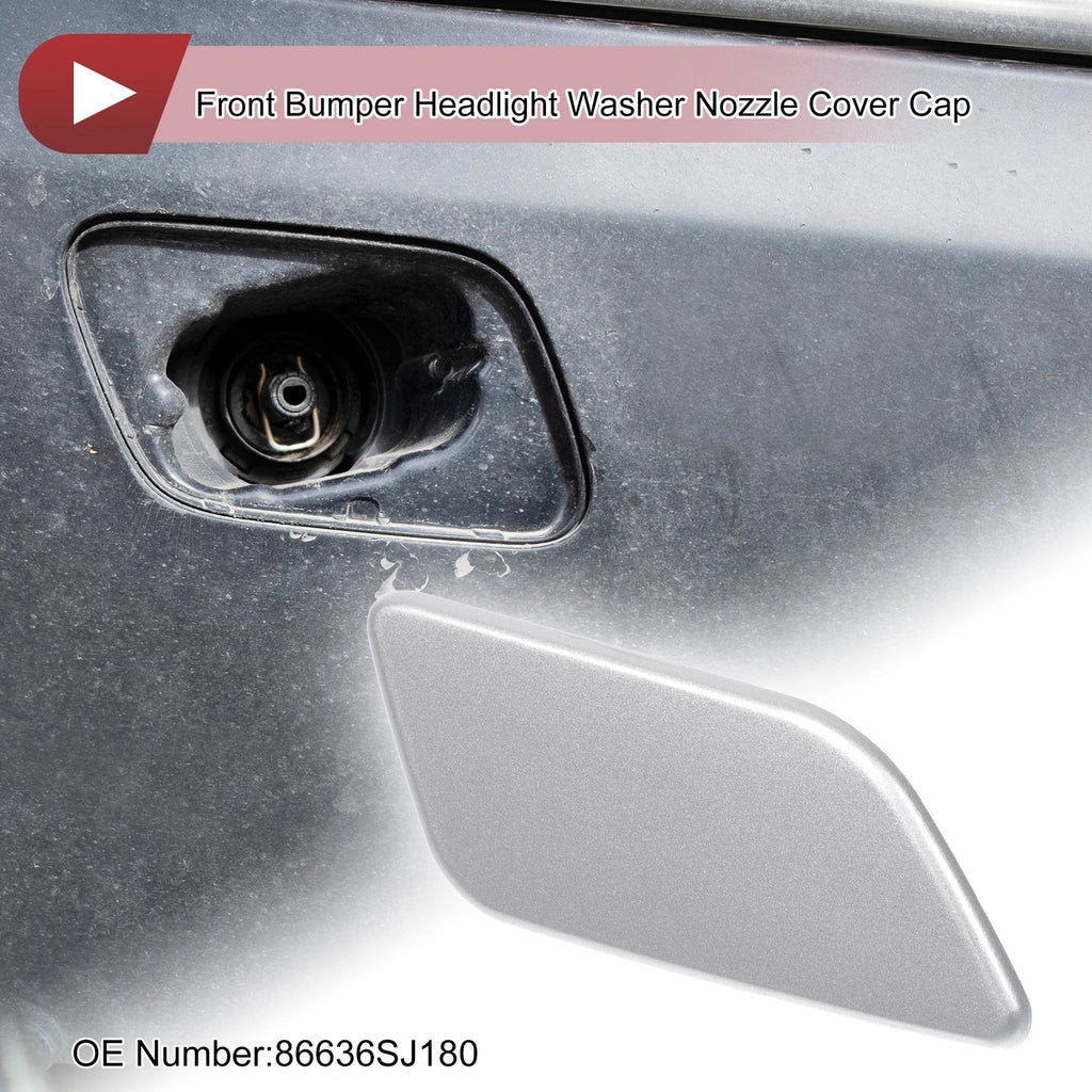 Front Right Washer Nozzle Cover Cap for Subaru Forester (2022–2024) Silver