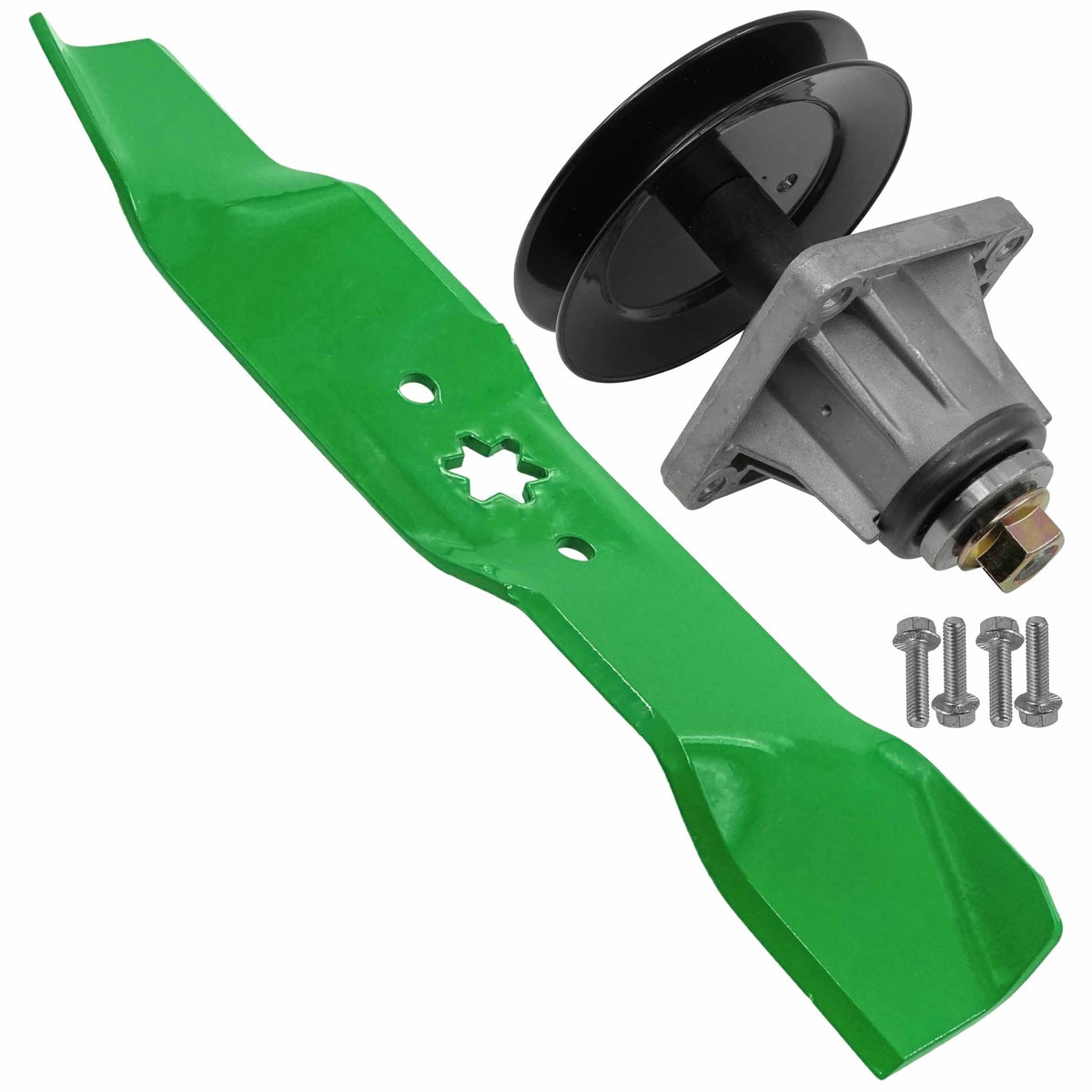 Deck Spindle and Blade Replacement for White Outdoor Q 816H 46 in (2005–2005)