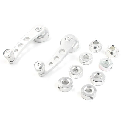 2Pcs Aluminum Alloy Window Handle Crank for Universal Fit