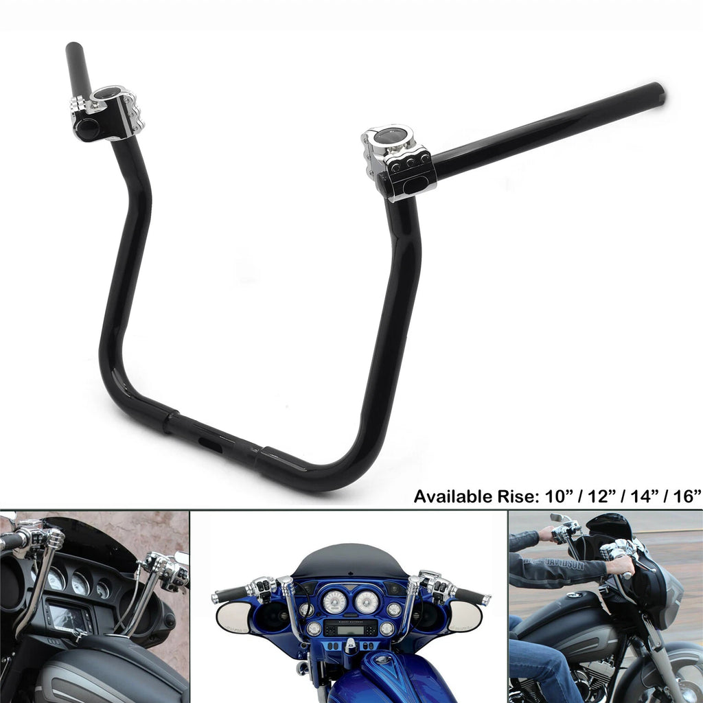 1.25" Rise 12in Handlebar Adjust Pullback for Harley Touring Batwing (1986–2020)