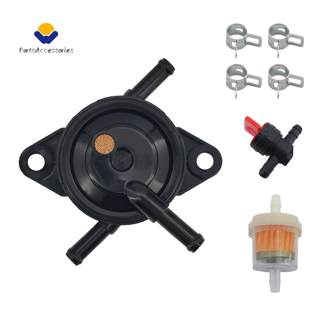 Fuel Pump & Filter for Kawasaki FR541V FR600V FR651V FR691V FR730V (49040-7008)