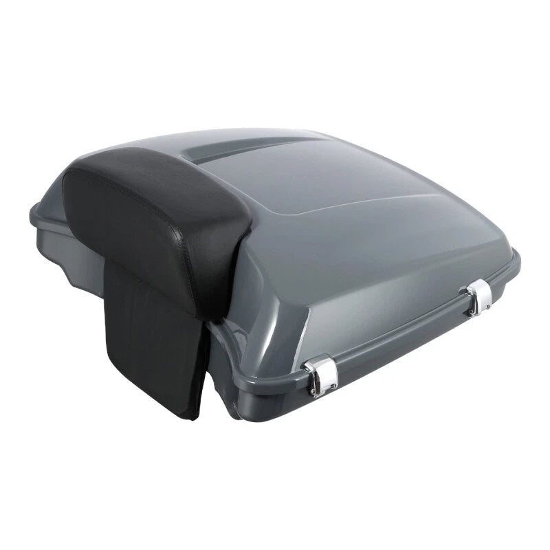 Razor Trunk Backrest Mount Plate for Harley Street Glide (2014–2026) Gunship Gray