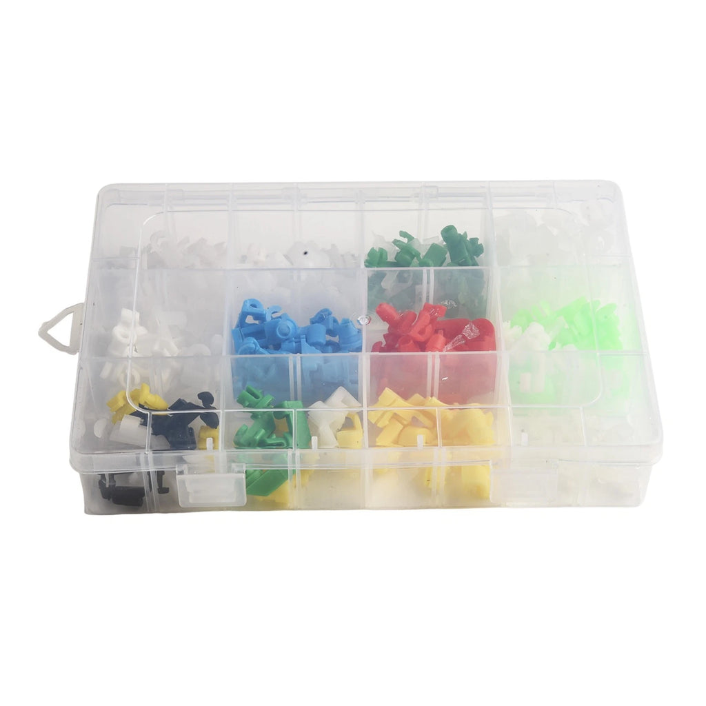 Set of 160 Plastic Door Lock Rod Clips for Replacement