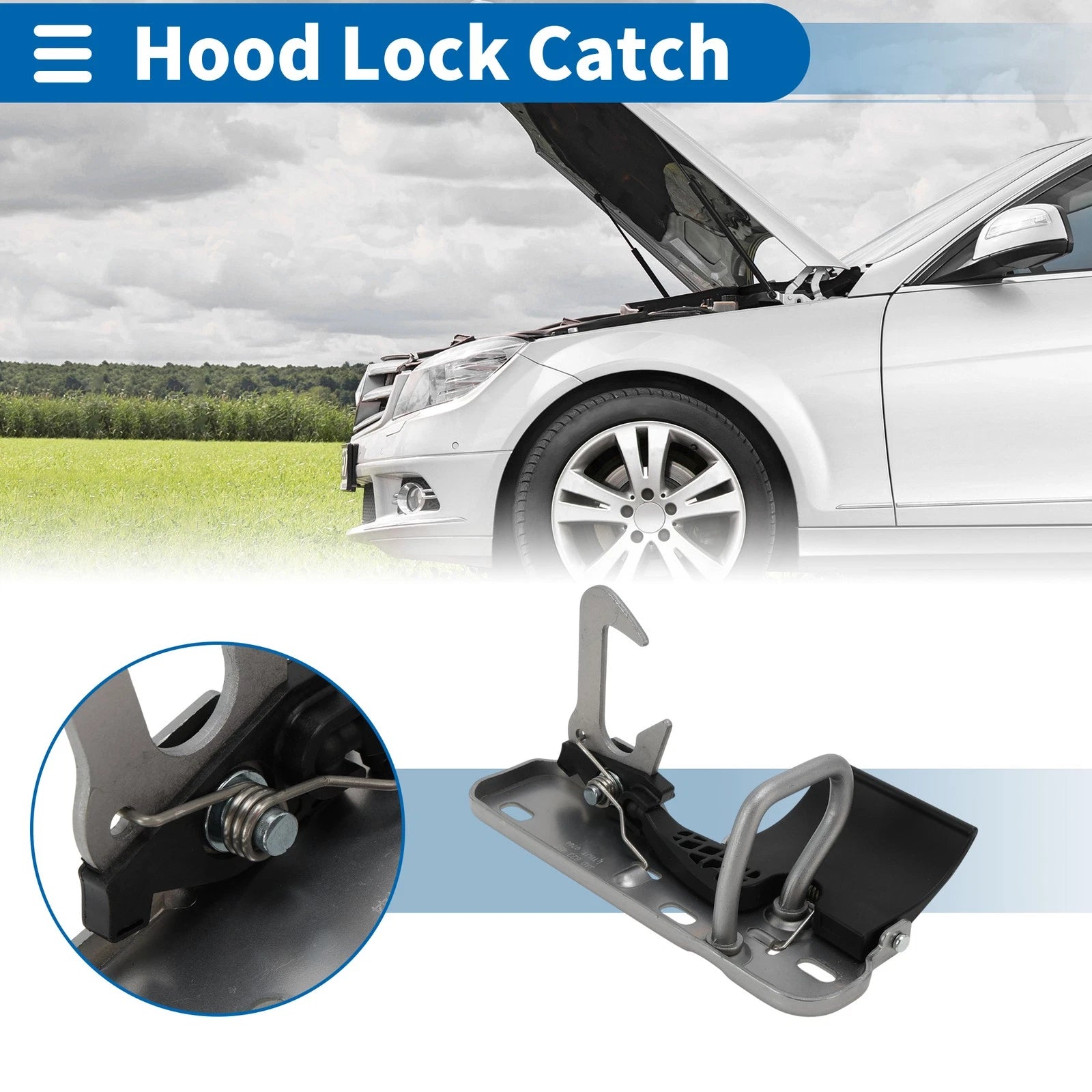 Hood Latch Assembly for Volkswagen Magotan 2012–2016 (2012–2016)