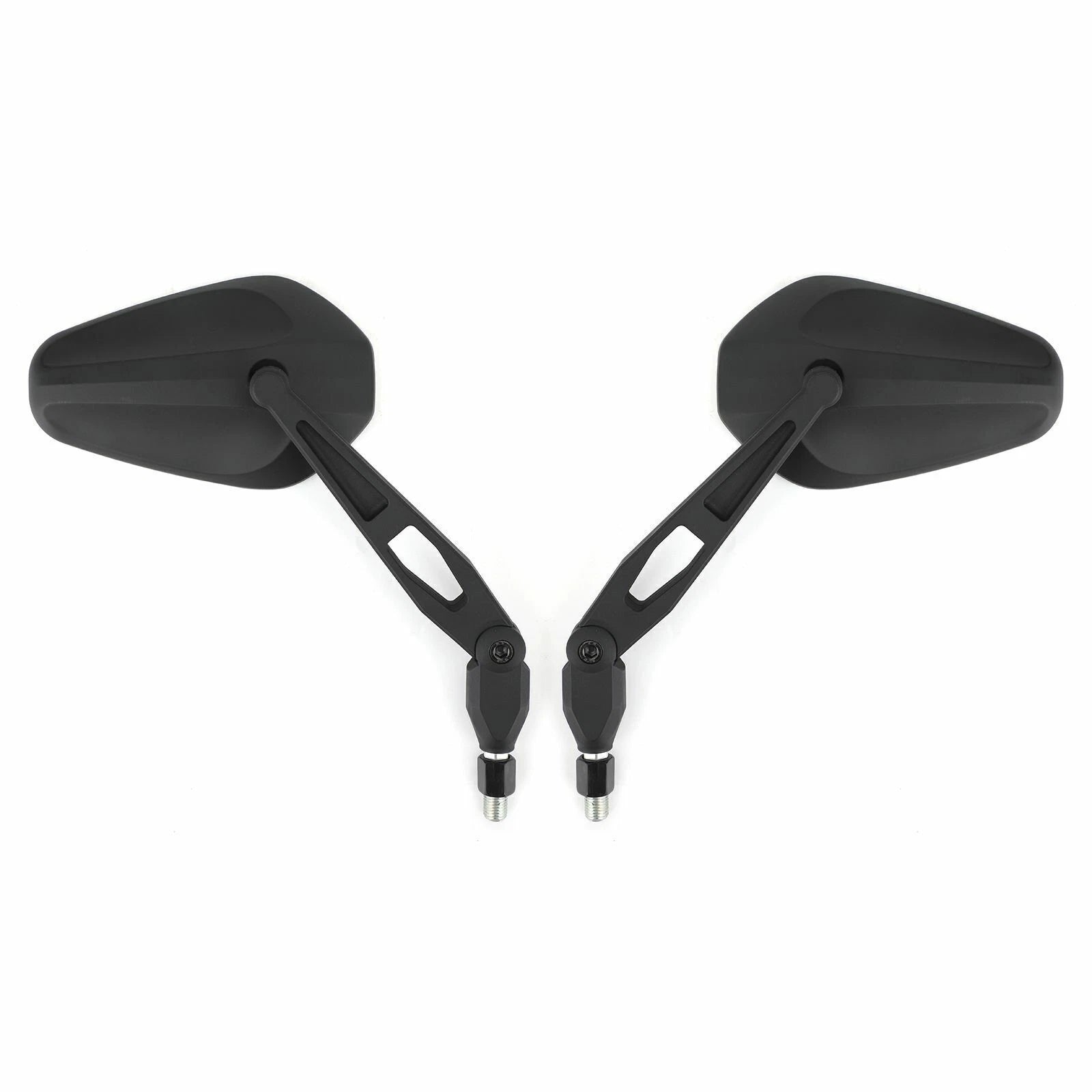 M10 10mm Rearview Side Mirrors Pair for Motorcycle Custom T9