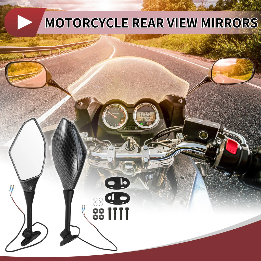 Rear View Mirrors Set for Honda CBR600RR 2003–2014 Aluminum