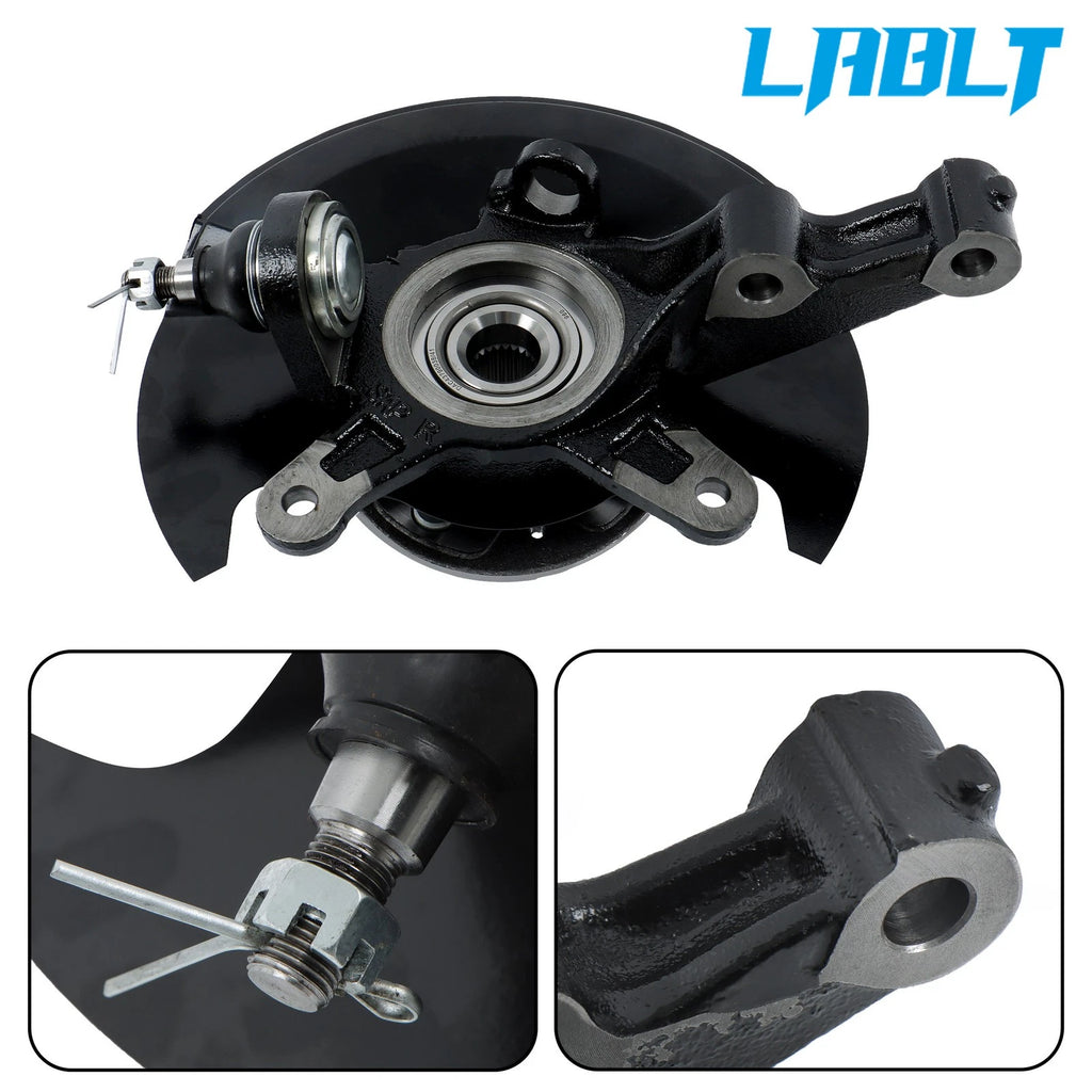 Pair Front Wheel Hub & Bearing Knuckle Assembly for Honda Civic (2003–2005)