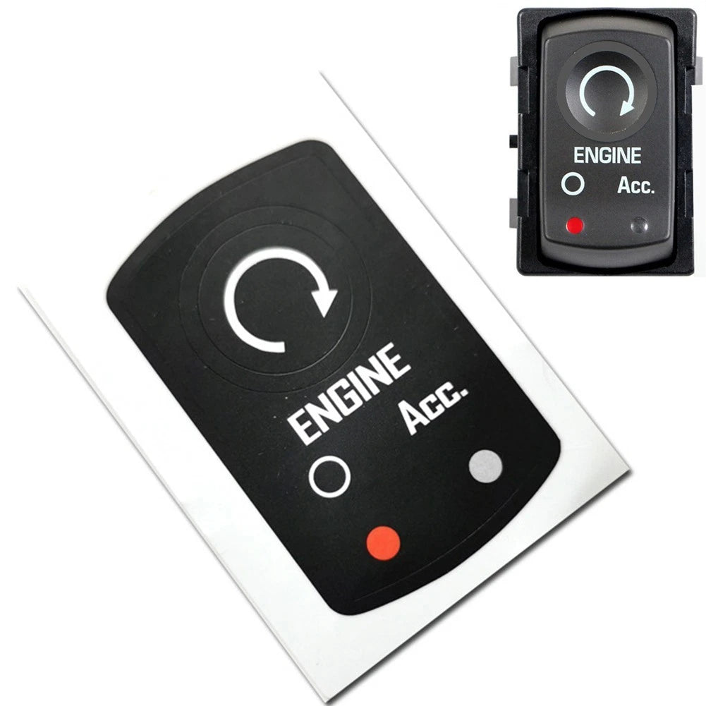 Interior Button Repair Decals for Corvette C6 (2005–2013)