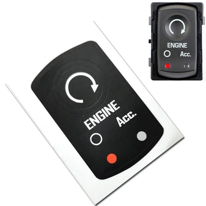 Interior Button Repair Decals for Corvette C6 (2005–2013)