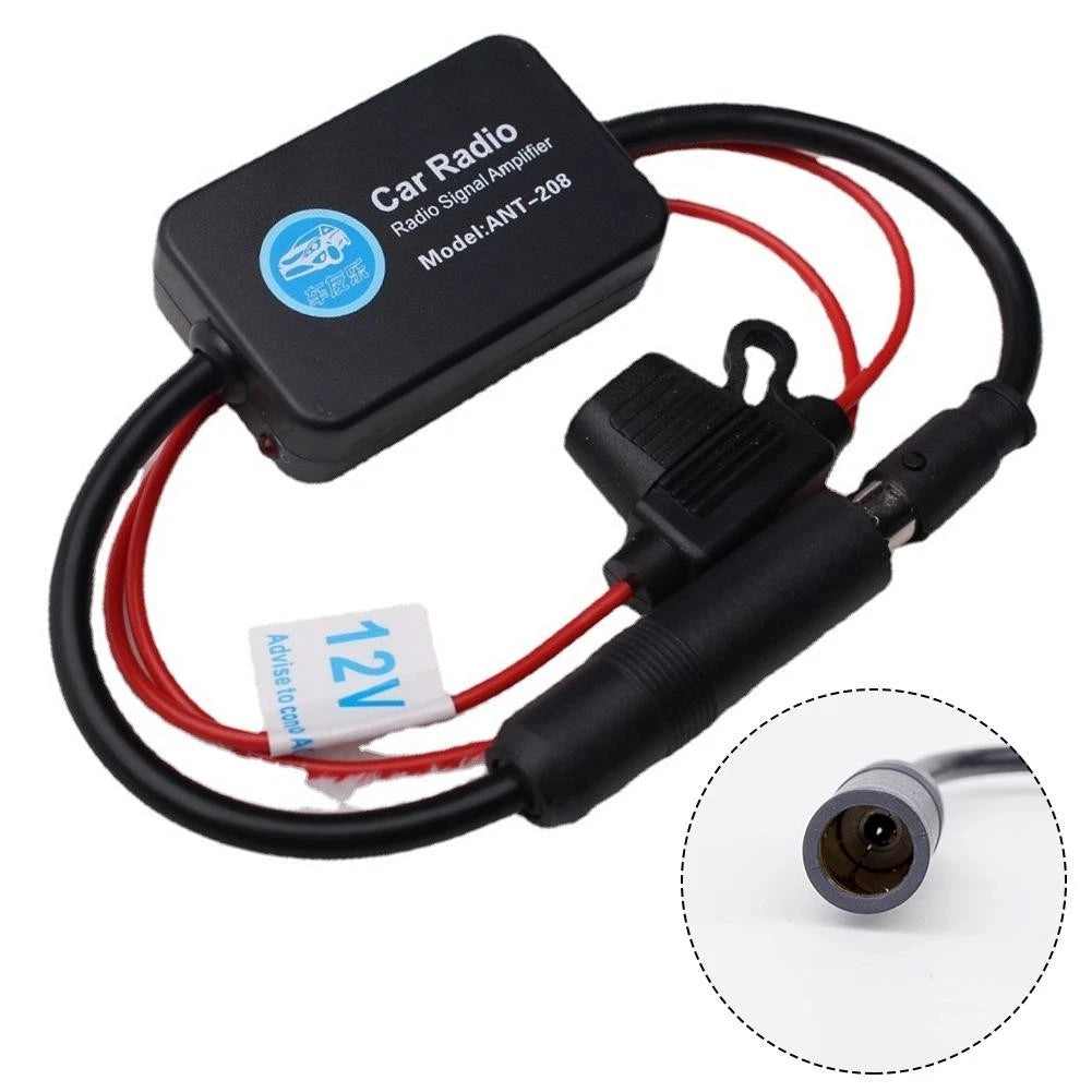 Active Antenna Booster for FM/AM Radio Signal Aerial (Motorized)