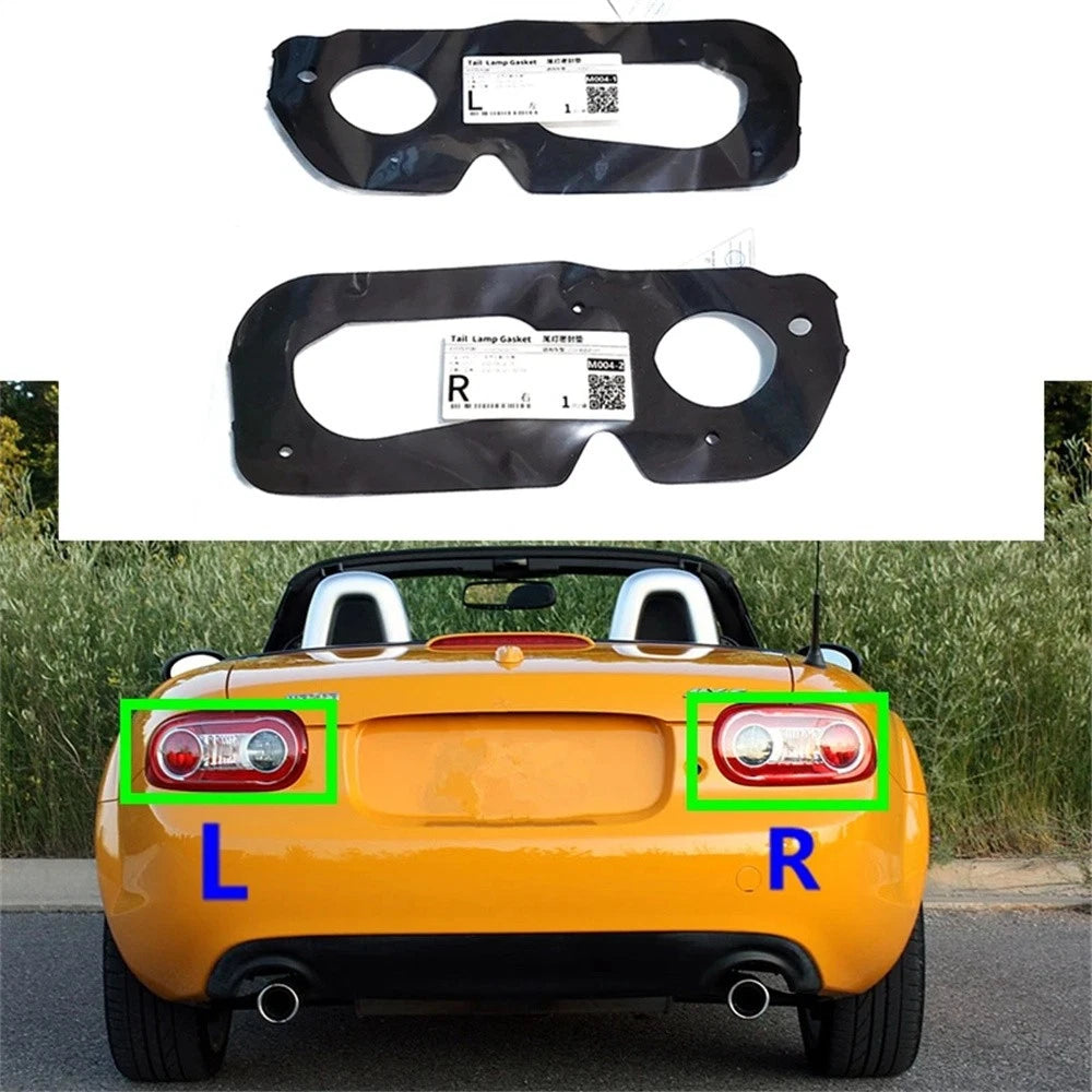 2pcs Left+Right Side Rear Tail Light Seal Gasket For MAZDA MX-5 MX5 Miata 2009