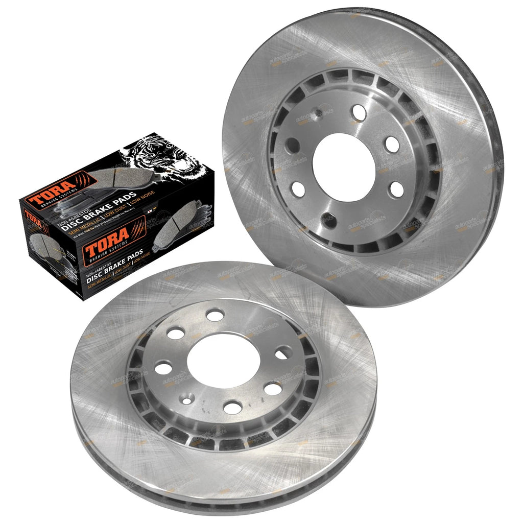 Front Disc Brake Rotors & Pads for Daewoo Espero (1995–1997)