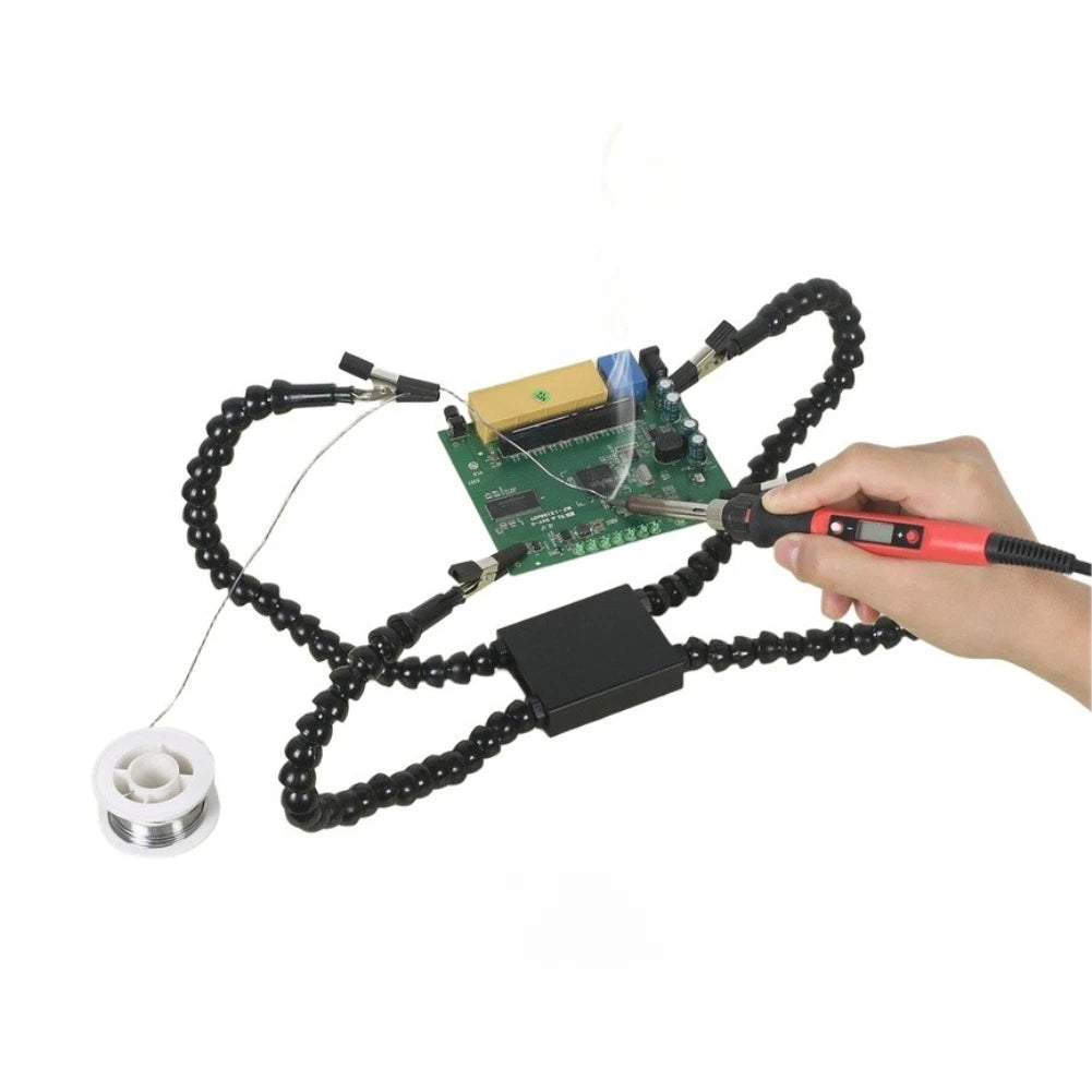 Soldering Third Hand Tool for Multi-angle Fixation (Flexible Metal Arms)