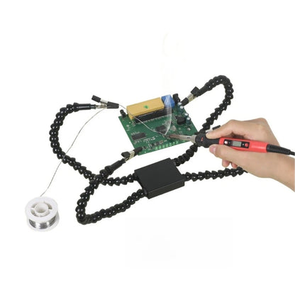 Soldering Third Hand Tool for Multi-angle Fixation (Flexible Metal Arms)