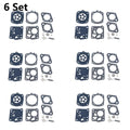 6X Carburetor Gasket Kit for Stihl 041 041AV 045 050 051 (RK-21HS)