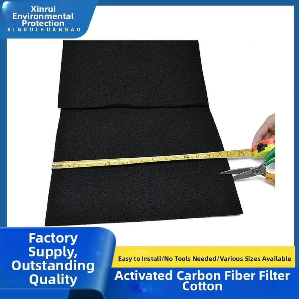 Activated Carbon Filter Cotton for Range Hood (570mm x 470mm x 3mm)