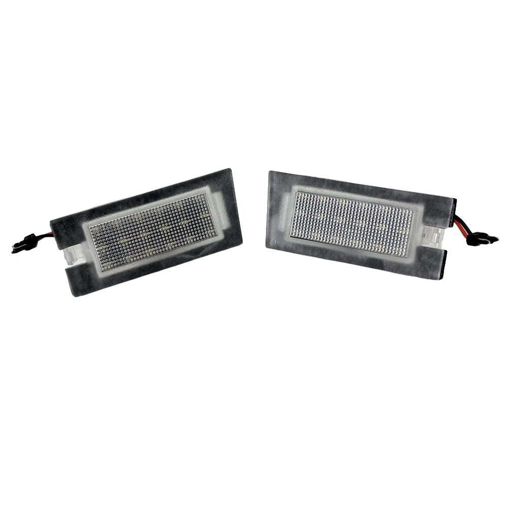 2X White SMD LED License Plate Lights for Jeep Cherokee (2014–2023)