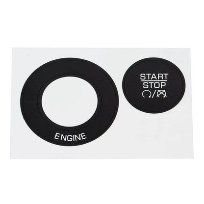 Ignition Push Button Start Stop Repair Decal for Dodge Charger (2011–2014)