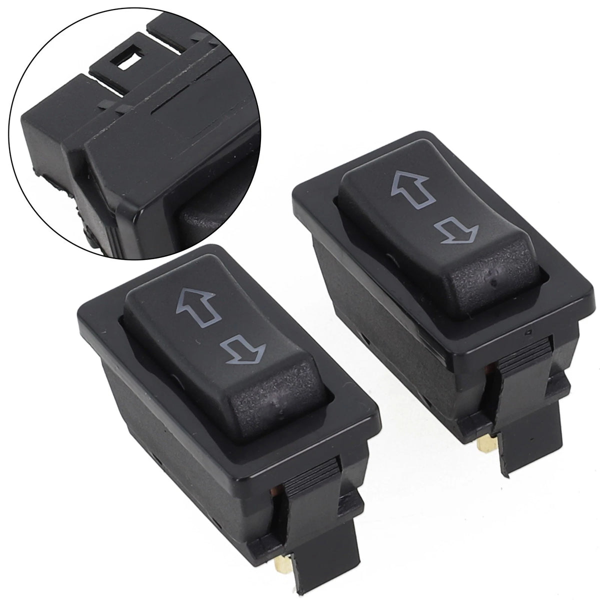 Set of 2 Universal 12V 2 Way Momentary Electric Aerial Rocker Switch