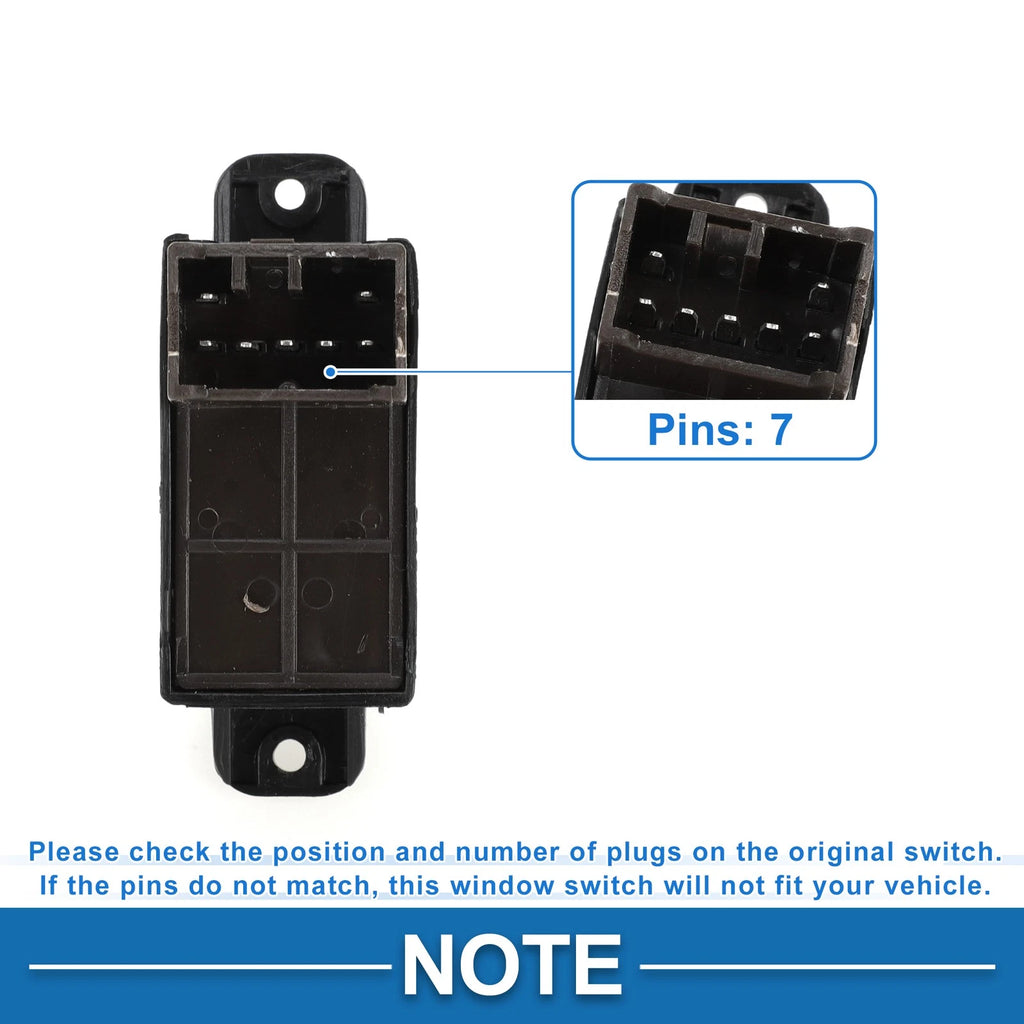Power Window Switch Set for Hyundai Elantra (2008–2011, 2018)