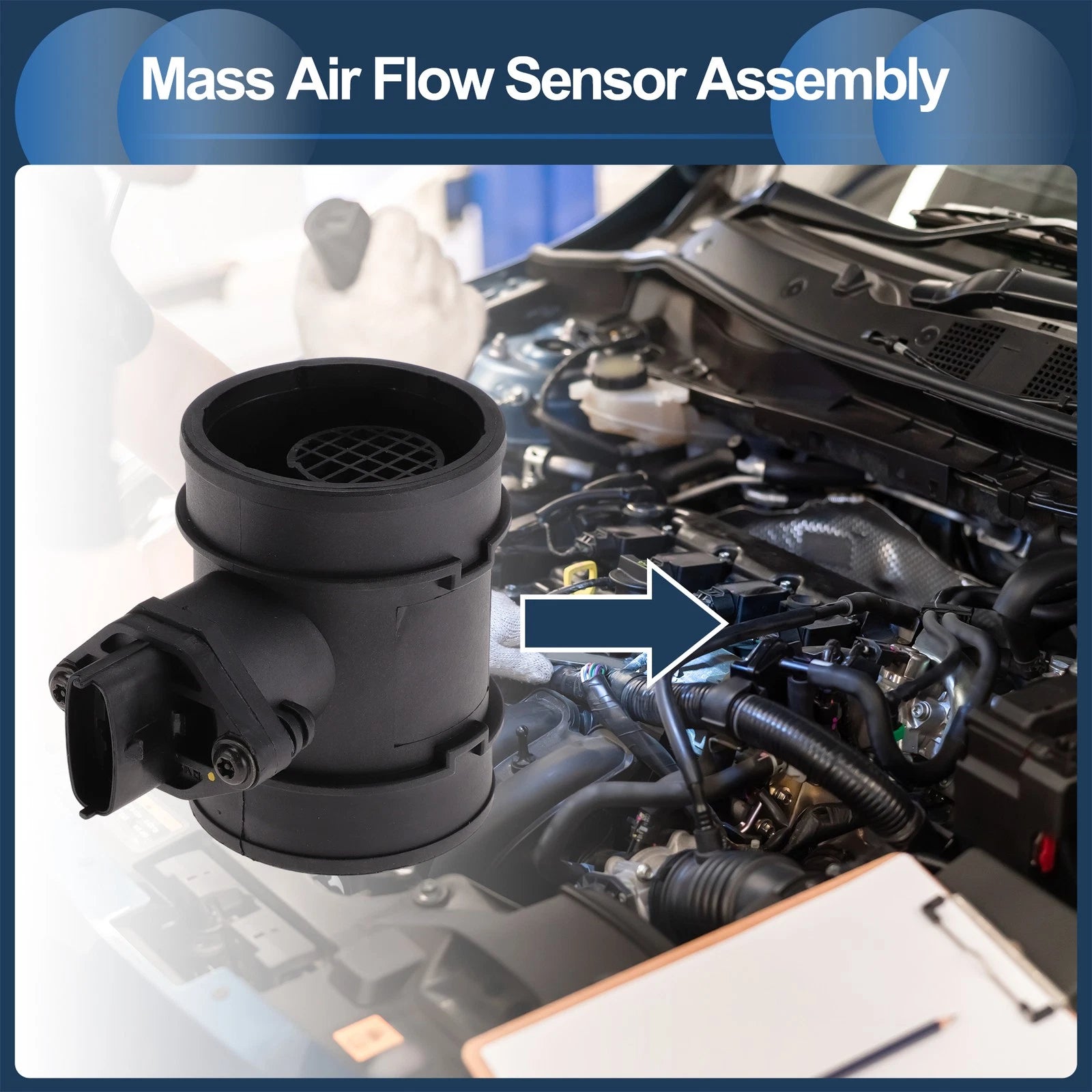 Mass Air Flow Sensor Assembly 55187718 for Opel Astra G (1998–2009)