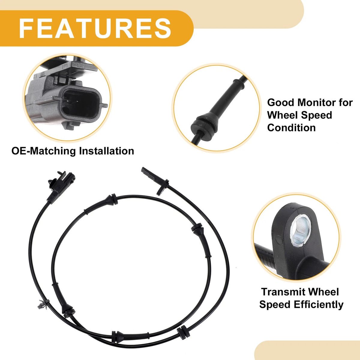 ABS Wheel Speed Sensor No. 479101MA0B for Infiniti M37 (2011–2013)