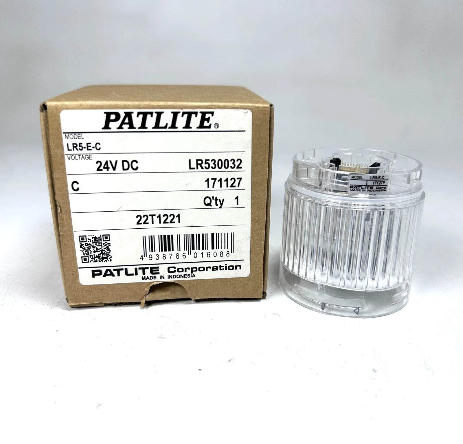 Patlite LR5300032 White Signal Light for LR5-E-C (24V)