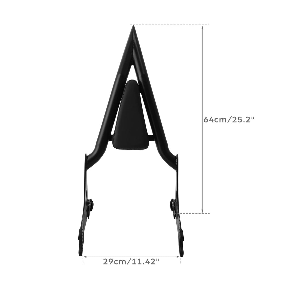 25" Passenger Backrest Sissy Bar for Indian Chieftain Springfield (2016–2025)