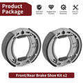 2 Pack Rear Brake Shoes for Yamaha TW200 XT225 Serow 225 PW80 (1987–2006)