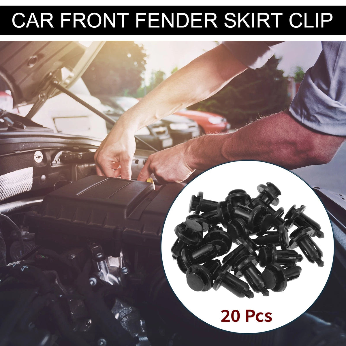 20 Pcs Front Fender Skirt Clip for Honda Pilot (2003–2015), Accord (1997–2007)