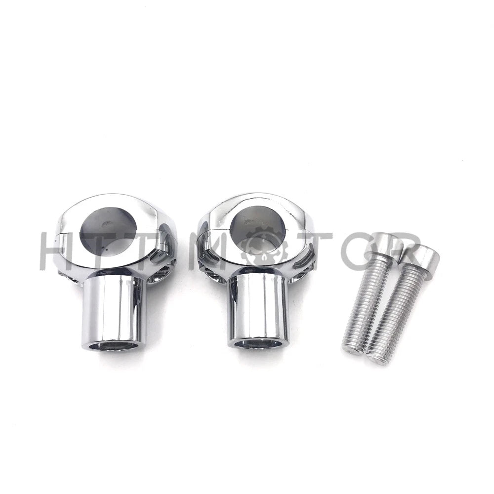 Chrome Handlebar Riser for Cruisers Choppers (25mm, 1")