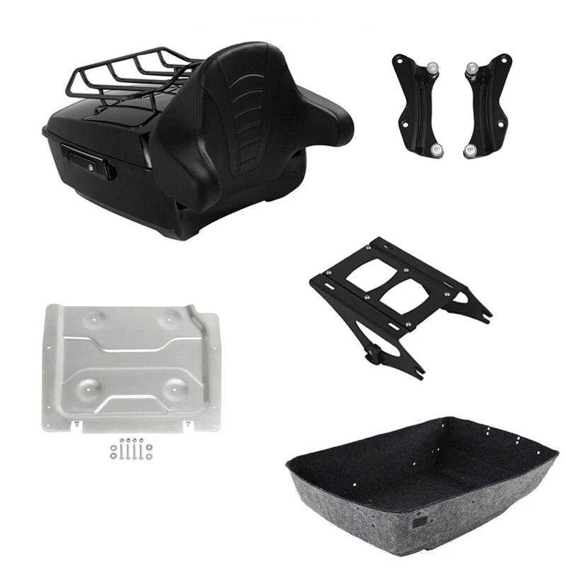 Trunk Backrest Rack Mount Plate for Harley Street Glide (2014–2026)