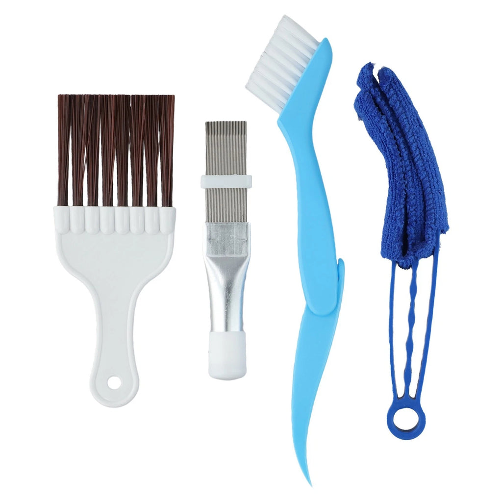 4X Fin Comb and Radiator Brush Kit for AC Cleaning