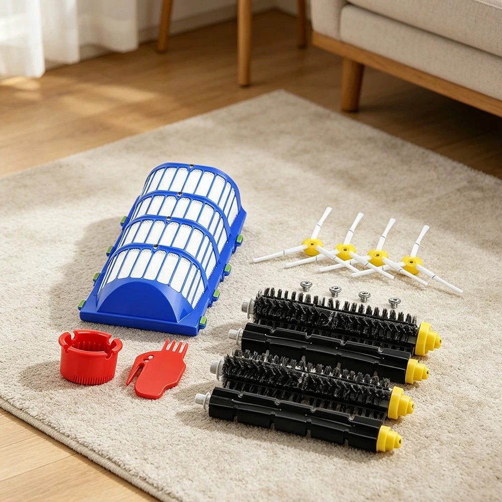 Set of 2 Pairs Main Brushes & 4 Side Brushes for 585 595 614 690 695