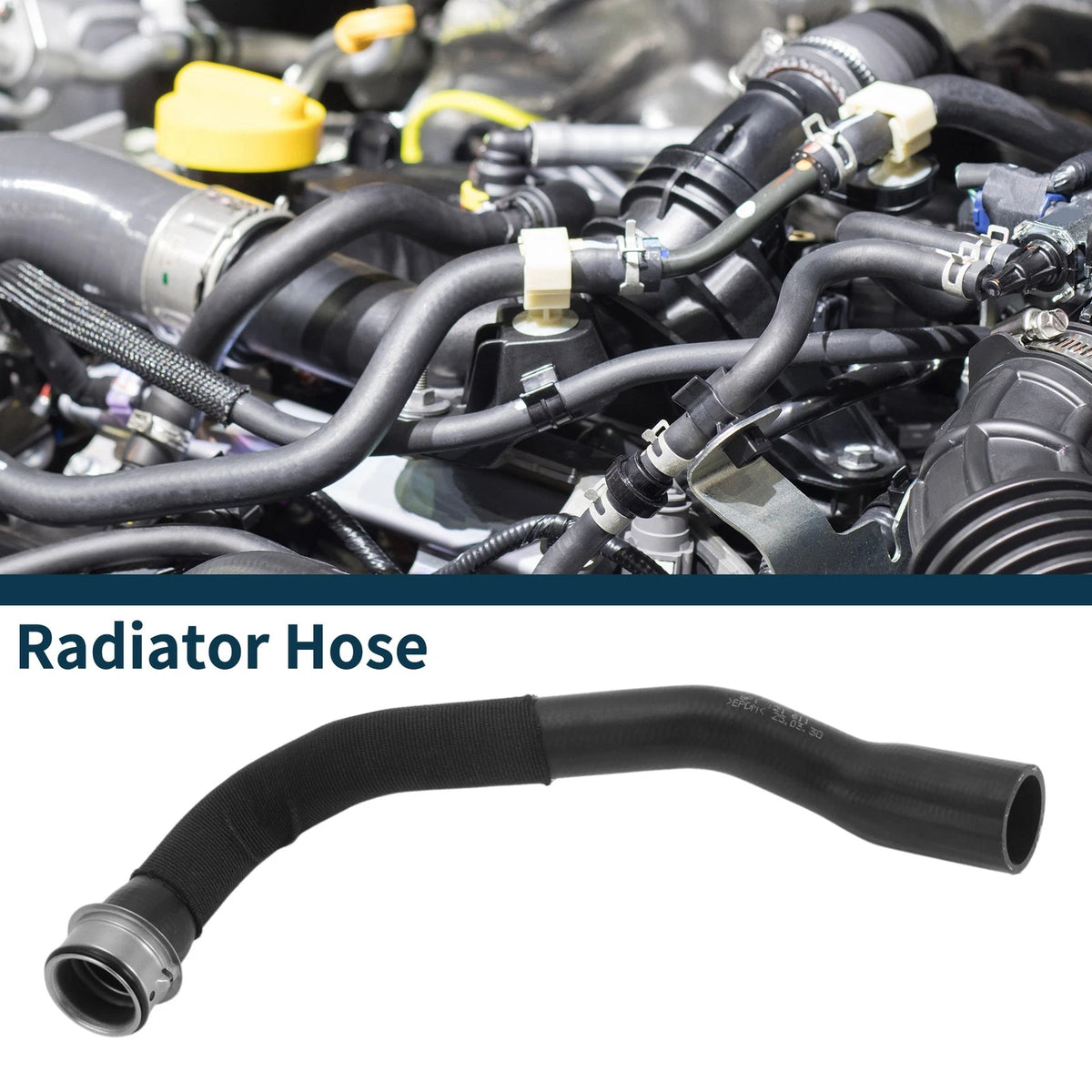 Radiator Hose No. 9P1121611 for Porsche 718 Boxster (2017–2024) Upper