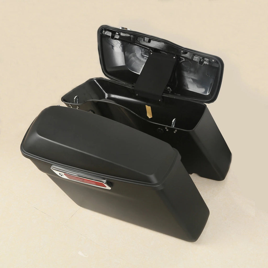 Saddlebag Set with Conversion Brackets for Harley Softail Fatboy (1984–2017)