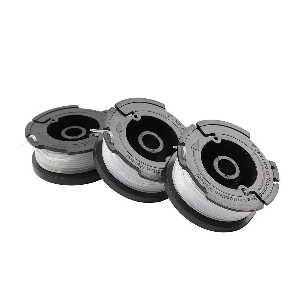3X Autofeed Strimmer Spool and Line for Black Decker Trimmer